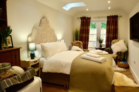 Bed, Living room, Photo of the whole room, Seating area, Bedroom