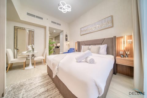 Bed, Seating area, Bedroom