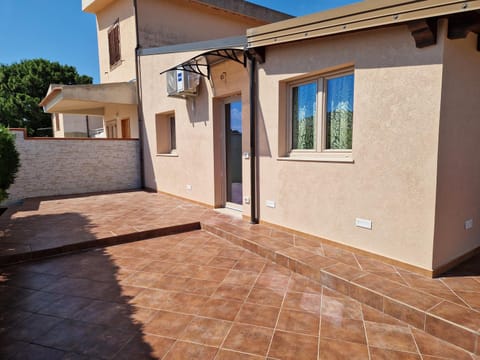 Property building, Patio