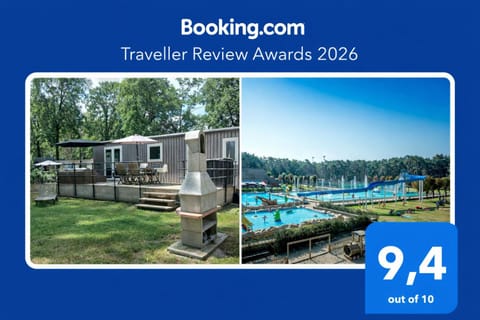 Vakantie-Chalet Camping GOOLDERHEIDE met seizoensgebonden zwembad Campground/ 
RV Resort in Peer