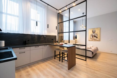Kitchen or kitchenette, Bedroom