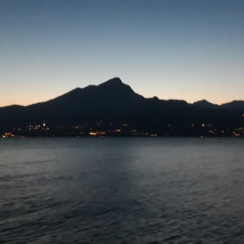 Natural landscape, Mountain view, Sunset