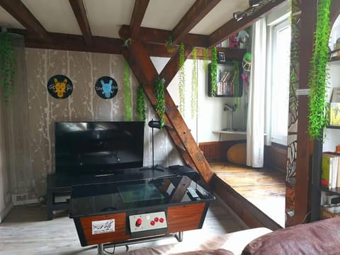 Atelier d’artiste proche Paris Gare nord/Stade de FR/CDG Apartment in Île-de-France