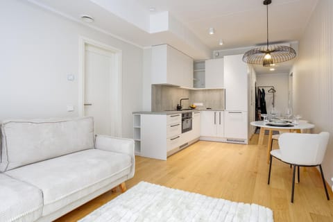 Kitchen or kitchenette, Living room, Seating area, Dining area, minibar, pet friendly, stove