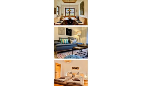 Bed, Living room, Photo of the whole room, Seating area, Bedroom
