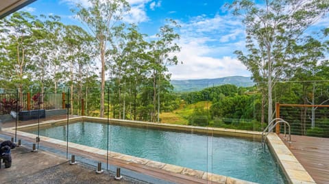 Day, Natural landscape, Mountain view, Swimming pool