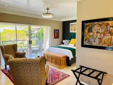 Bed, View (from property/room), Seating area, Bedroom