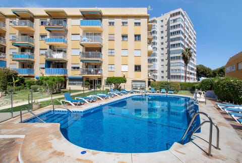 Property building, Living room, Swimming pool