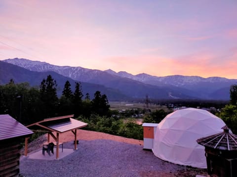 Property building, Natural landscape, Mountain view