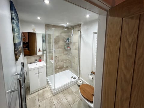 Shower, Toilet, towels