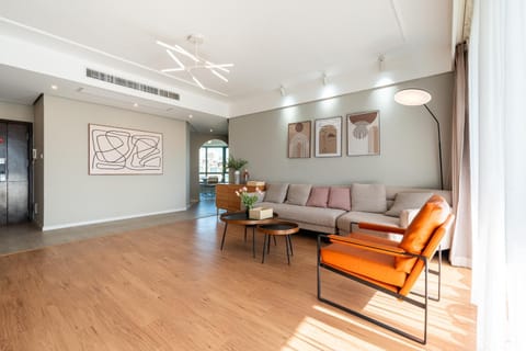 Living room, Seating area, air conditioner