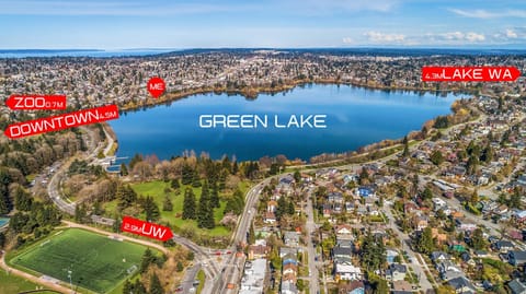 Nearby landmark, Bird's eye view, Lake view