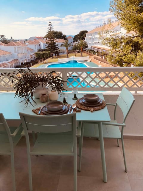 View (from property/room), Balcony/Terrace, Pool view