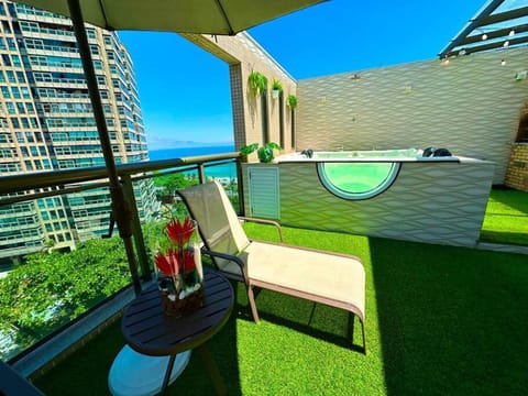 Day, Hot Tub, View (from property/room), Balcony/Terrace, Sea view