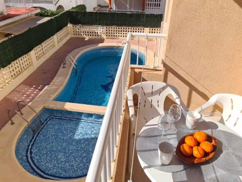 Balcony/Terrace, Pool view, Swimming pool
