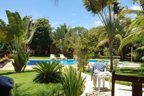Day, Natural landscape, Garden, Garden view, Pool view, Swimming pool