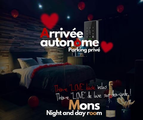 Zen Mons Obscure Elegant Love Room Bois d'Havré Bed and Breakfast in Hauts-de-France