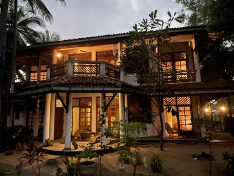 Property building, Night, Garden view