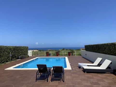 Natural landscape, Pool view, Sea view, Swimming pool, sunbed