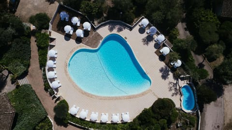 Bird's eye view, Swimming pool