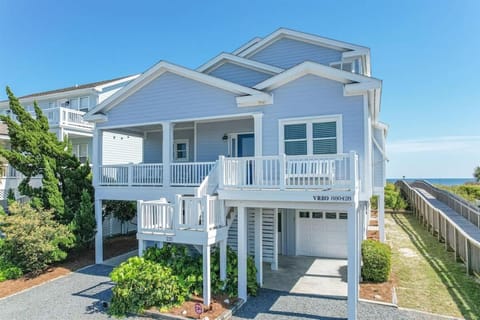 License to Chill by Brunswick Vacation Rentals Ocean front with private heated pool House in Ocean Isle Beach