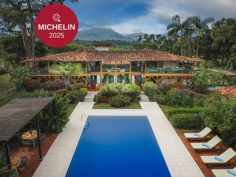 Property building, Pool view, Swimming pool