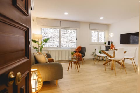 Living room, Seating area, Dining area