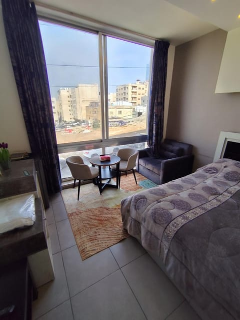 Bed, View (from property/room), Living room, Photo of the whole room, Seating area, Bedroom