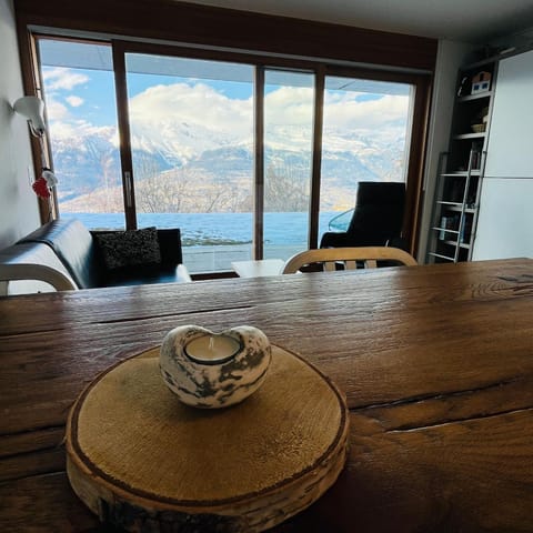 Joli appartement 2 pièces et demi tout confort, Balcon du Ciel NAX Mont-Noble Apartment in Canton of Valais