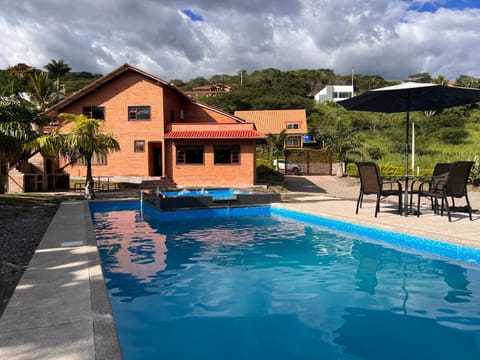 Property building, Hot Tub, Pool view