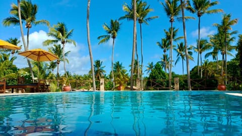 Natural landscape, Garden, Swimming pool