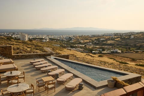 Natural landscape, Pool view, Sea view, Swimming pool, sunbed