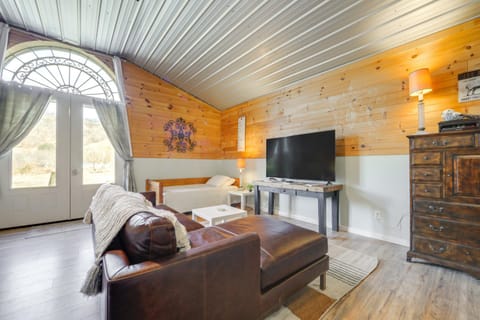 Waynesville Studio with Fire Pit and Mountain Views! Apartment in Buncombe County