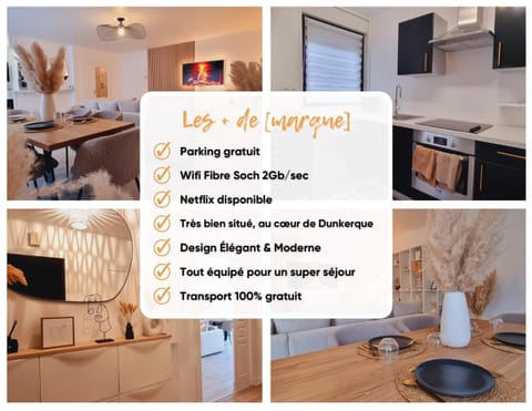 *La Pampa* Perle rare proche du Centre et plage Apartment in Dunkirk