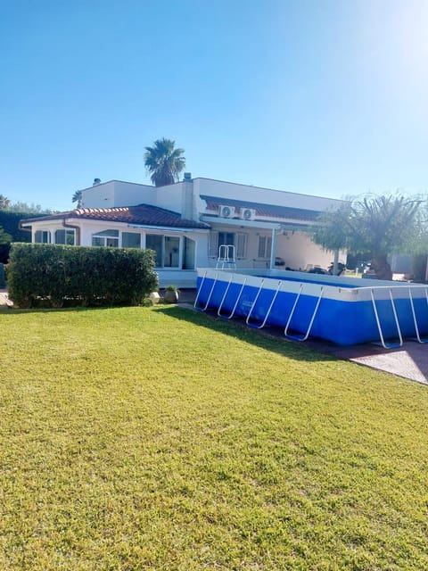 Property building, Day, Natural landscape, Garden, Garden view, Pool view, Swimming pool