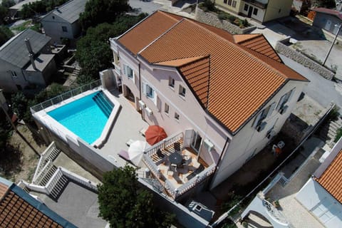 Property building, Bird's eye view, Summer