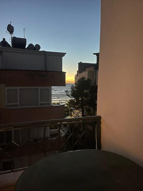 Natural landscape, View (from property/room), Balcony/Terrace, Sea view, Sunset