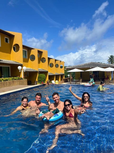 Swimming pool, group of guests