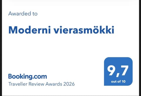 Moderni vierasmökki Apartment in Finland