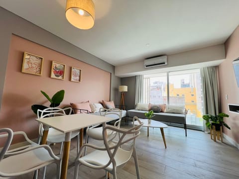 Living room, Dining area, air conditioner