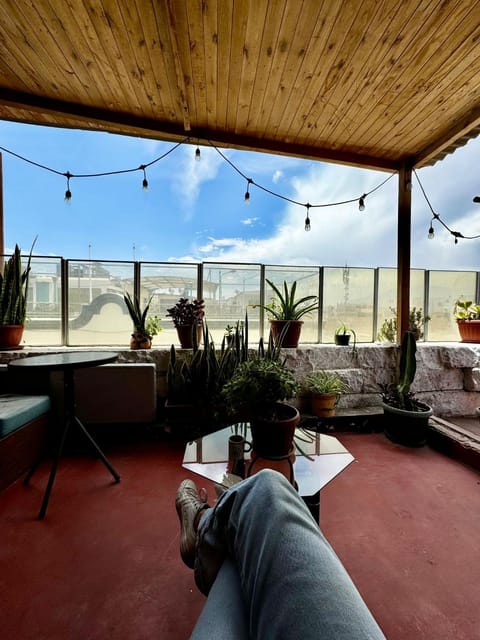 Patio, Day, View (from property/room), Balcony/Terrace, Living room, Seating area, Dining area