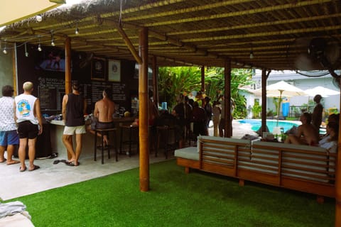 Patio, Day, People, Garden, Lounge or bar, Pool view, group of guests