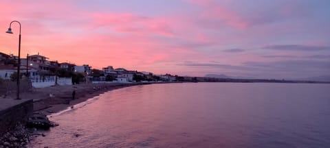 Natural landscape, Beach, Sunset