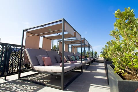 Day, View (from property/room), Seating area, Pool view, Swimming pool