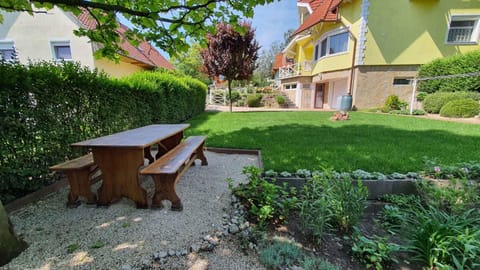 Property building, Summer, Garden