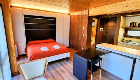 Bed, Living room, Photo of the whole room, Bedroom, wardrobe