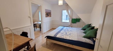 Bed, Living room, Photo of the whole room, Seating area, Bedroom