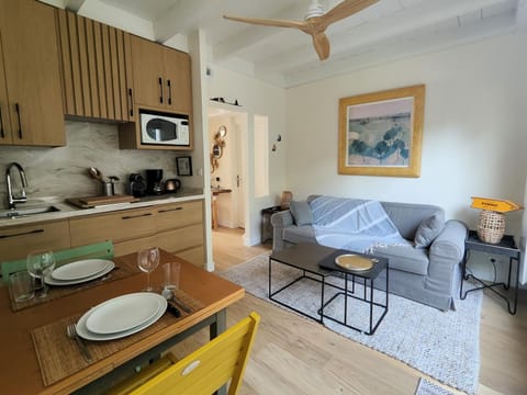 TV and multimedia, Kitchen or kitchenette, Living room, Inner courtyard view