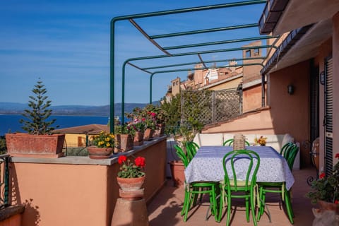 Day, Natural landscape, View (from property/room), Balcony/Terrace, Seating area, Sea view