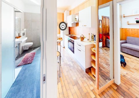 Kitchen or kitchenette, kitchen